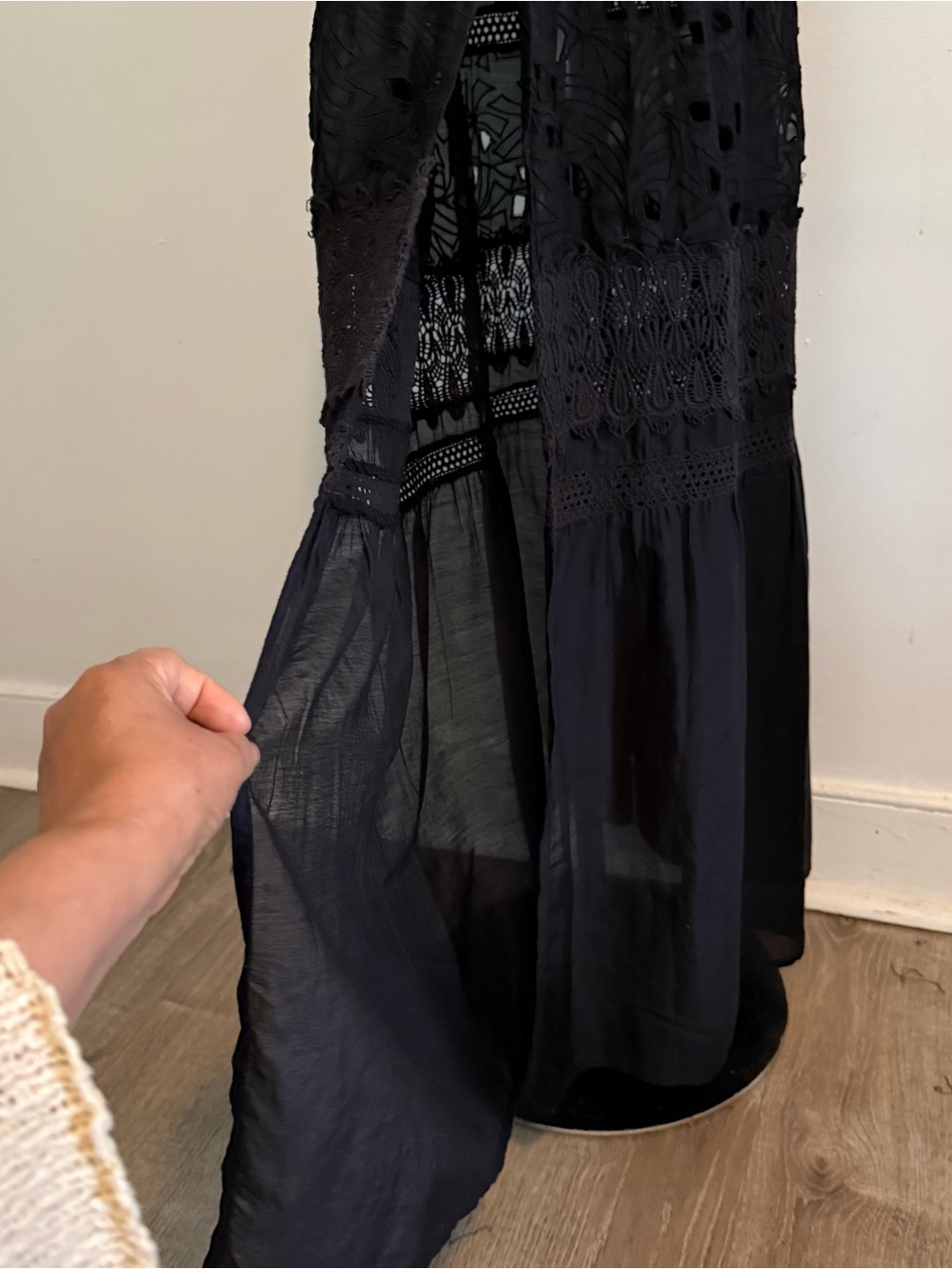 Ramy Brook Cambridge Lace Inset Strapless Dress - Picture 9 of 16